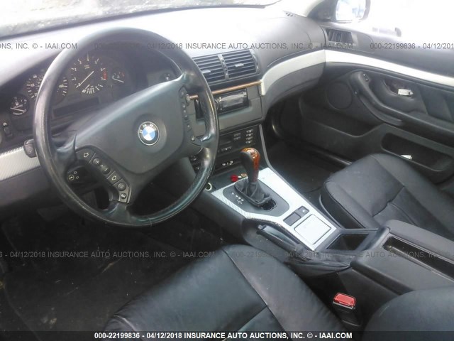 WBADT63442CH99552 - 2002 BMW 530 I AUTOMATIC GRAY photo 5
