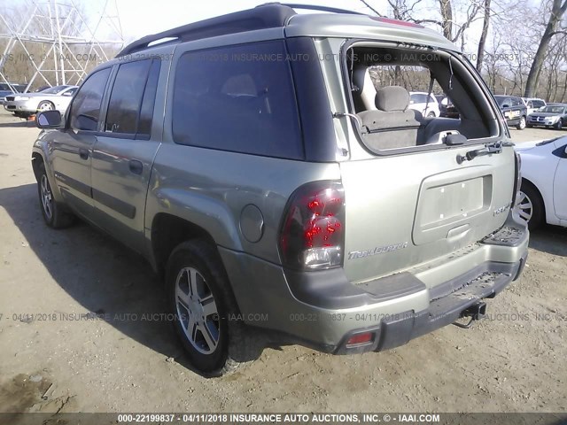 1GNES16S846196990 - 2004 CHEVROLET TRAILBLAZER EXT LS/EXT LT GREEN photo 3