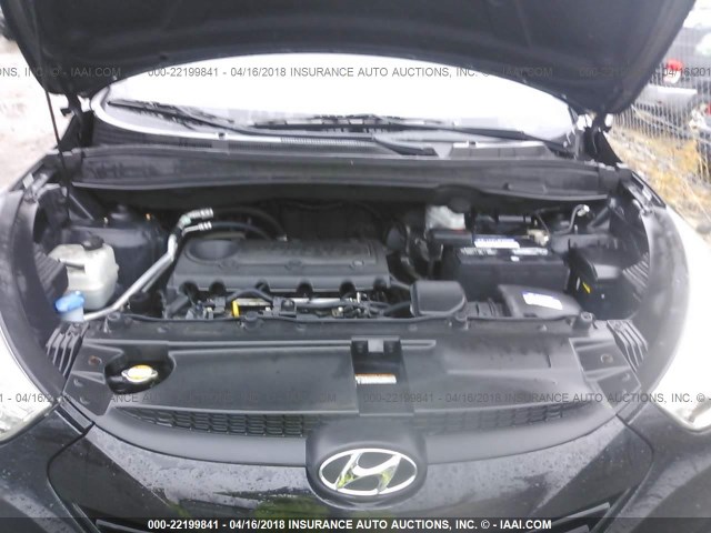 KM8JU3AC2BU184254 - 2011 HYUNDAI TUCSON GLS/LIMITED 黑色 照片 10