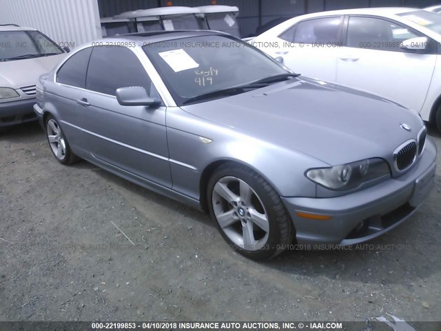 WBABV13464JT21312 - 2004 BMW 325 CI SULEV GRAY photo 1