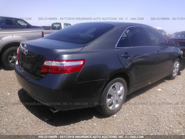 4T1BK46K89U080989 - 2009 TOYOTA CAMRY SE/LE/XLE GRAY photo 4