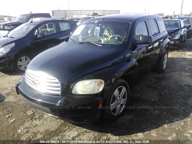 3GNDA13D76S576096 - 2006 CHEVROLET HHR LS BLACK photo 2