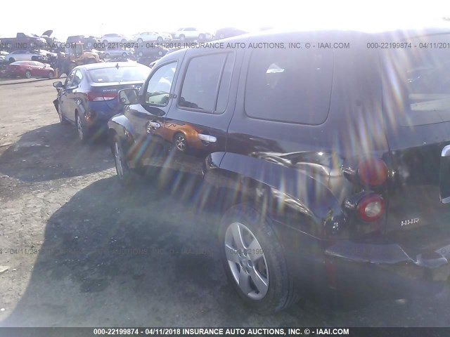 3GNDA13D76S576096 - 2006 CHEVROLET HHR LS BLACK photo 3