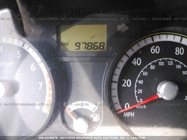 KNADE223296584611 - 2009 KIA RIO LX/SX SILVER photo 7