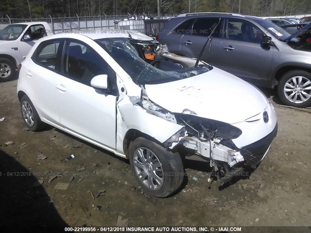 JM1DE1KZ1E0185087 - 2014 MAZDA MAZDA2 SPORT WHITE photo 1