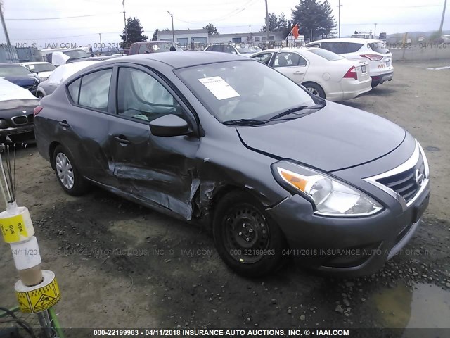 3N1CN7AP4GL909653 - 2016 NISSAN VERSA S/S PLUS/SV/SL GRAY photo 1