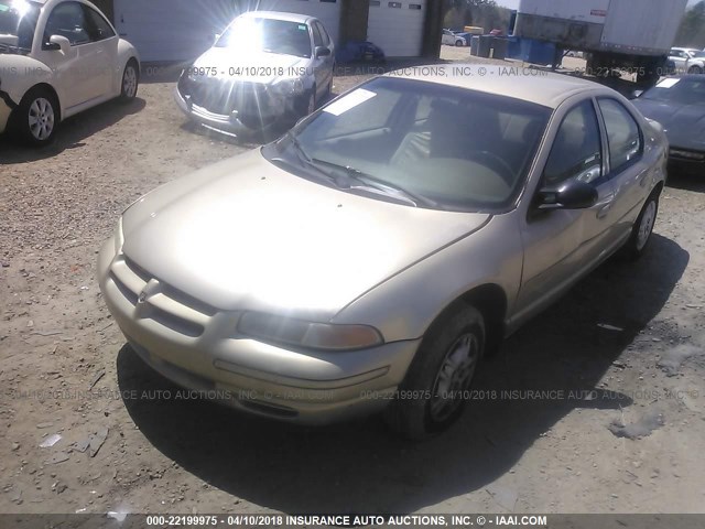 1B3EJ46X5XN581685 - 1999 DODGE STRATUS GOLD photo 2