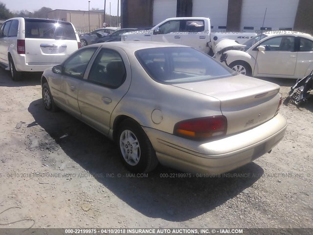 1B3EJ46X5XN581685 - 1999 DODGE STRATUS GOLD photo 3