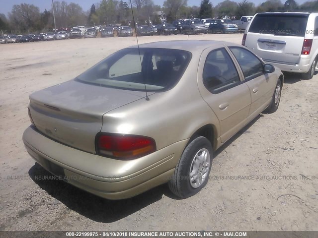 1B3EJ46X5XN581685 - 1999 DODGE STRATUS GOLD photo 4