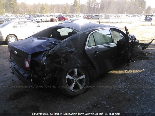 1G1ZC5E18BF155496 - 2011 CHEVROLET MALIBU 1LT 黑色 照片 4