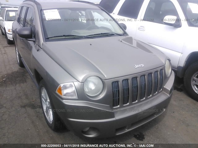 1J8FF47W68D658249 - 2008 JEEP COMPASS SPORT TAN photo 6