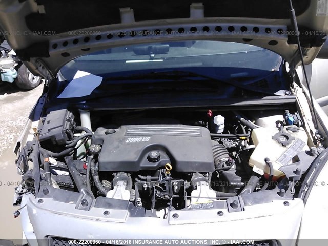 1GNDV23197D185114 - 2007 CHEVROLET UPLANDER LS GOLD photo 10