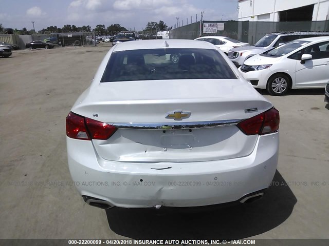 1G1125S35JU122794 - 2018 CHEVROLET IMPALA PREMIER WHITE photo 6