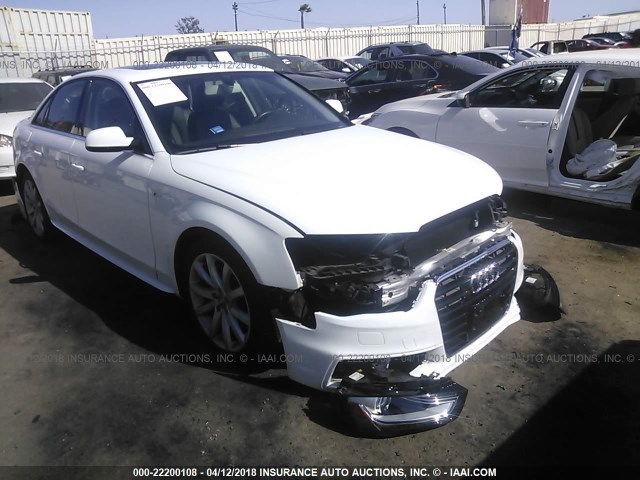 WAUAFAFL5EN014574 - 2014 AUDI A4 PREMIUM 白色 照片 1