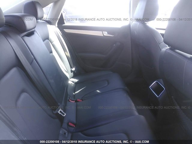 WAUAFAFL5EN014574 - 2014 AUDI A4 PREMIUM 白色 照片 8