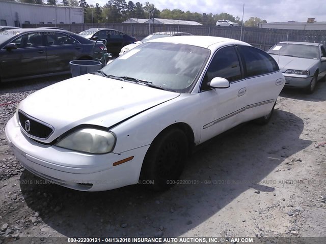 1MEFM50U51A649673 - 2001 MERCURY SABLE GS WHITE photo 2