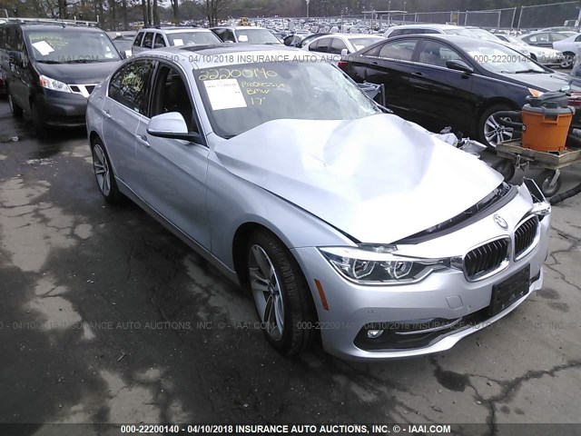WBA8D9G34HNU61659 - 2017 BMW 330 XI SILVER photo 1