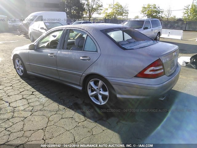 WDBRF52J66A899974 - 2006 MERCEDES-BENZ C GENERATION 2006 230 GOLD photo 3