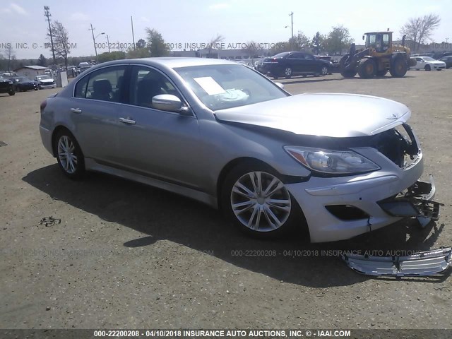 KMHGC4DD1DU231574 - 2013 HYUNDAI GENESIS 3.8L GRAY photo 1