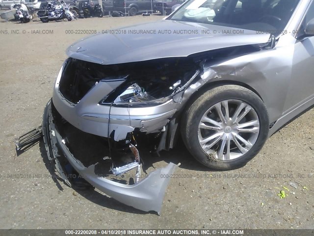 KMHGC4DD1DU231574 - 2013 HYUNDAI GENESIS 3.8L GRAY photo 6