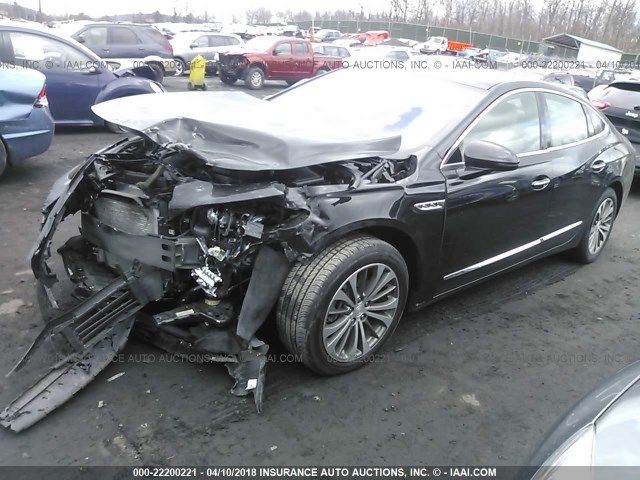 1G4ZP5SS6HU200105 - 2017 BUICK LACROSSE ESSENCE შავი ფოტო 2