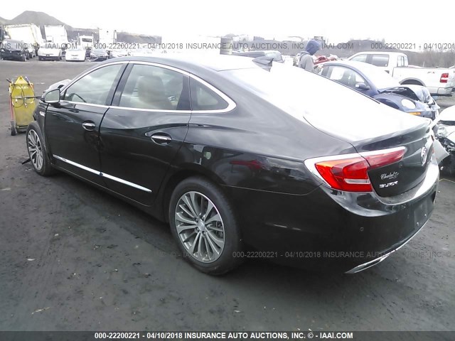 1G4ZP5SS6HU200105 - 2017 BUICK LACROSSE ESSENCE შავი ფოტო 3