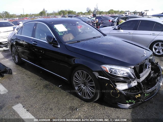 WDDUG8CB4FA188023 - 2015 MERCEDES-BENZ S 550 黑色 照片 1
