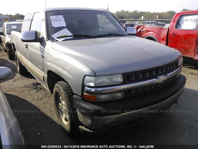 1GCEK19T71E205726 - 2001 CHEVROLET SILVERADO K1500 SILVER photo 1