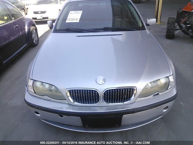 WBAEW53412PG16641 - 2002 BMW 330 XI SILVER photo 6