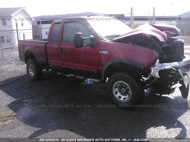 1FTSX31F33EA74125 - 2003 FORD F350 SRW SUPER DUTY MAROON photo 1