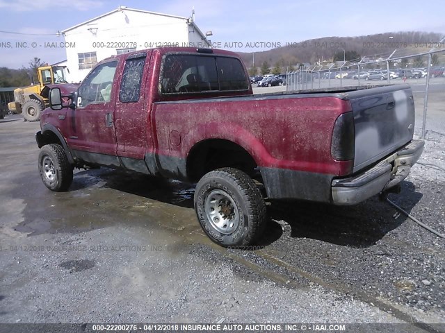 1FTSX31F33EA74125 - 2003 FORD F350 SRW SUPER DUTY MAROON photo 3