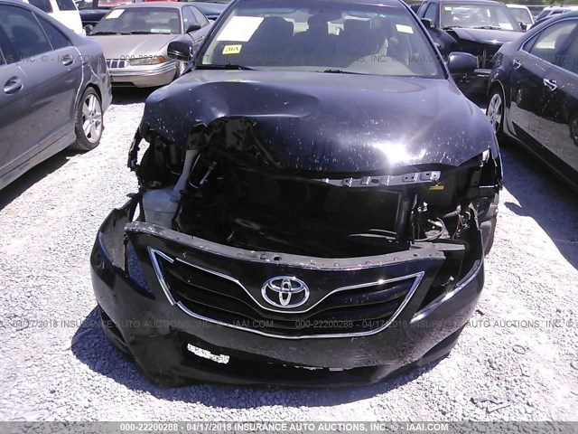 4T1BF3EK6BU753624 - 2011 TOYOTA CAMRY SE/LE/XLE BLACK photo 6