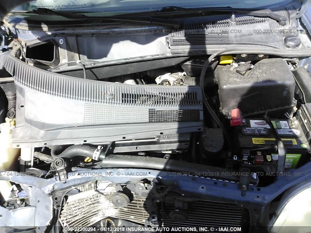 4T3ZF13CX2U439481 - 2002 TOYOTA SIENNA LE/XLE BLUE photo 10