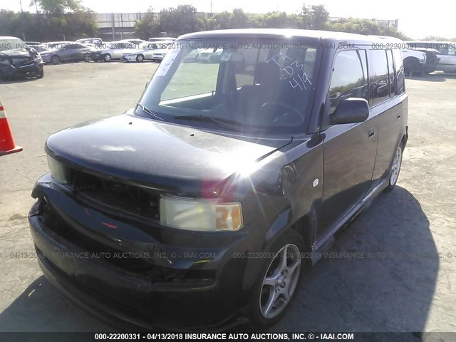 JTLKT324164047299 - 2006 TOYOTA SCION XB შავი ფოტო 2