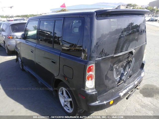 JTLKT324164047299 - 2006 TOYOTA SCION XB შავი ფოტო 3
