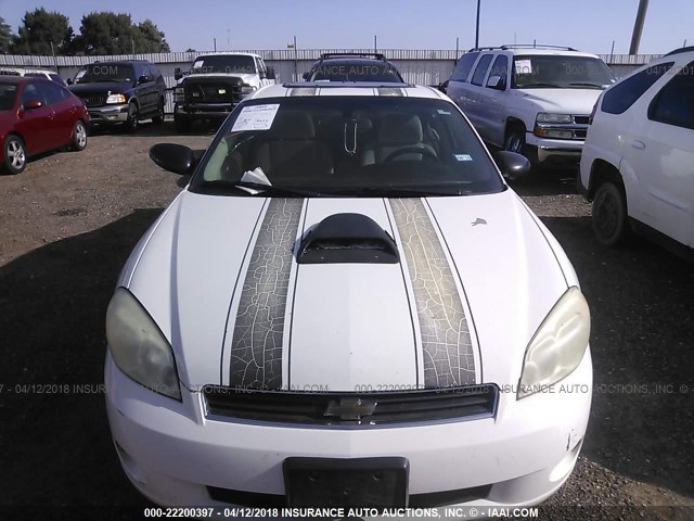 2G1WK151169229225 - 2006 CHEVROLET MONTE CARLO LT WHITE photo 6