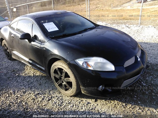 4A3AK34T67E054417 - 2007 MITSUBISHI ECLIPSE GT BLACK photo 1