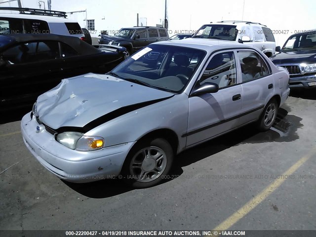 1Y1SK54871Z403787 - 2001 CHEVROLET GEO PRIZM LSI SILVER photo 2