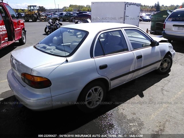 1Y1SK54871Z403787 - 2001 CHEVROLET GEO PRIZM LSI SILVER photo 4