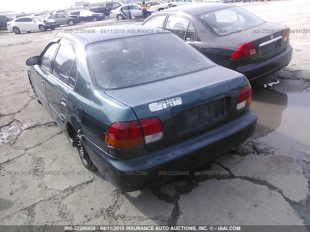 2HGEJ8549TH512922 - 1996 HONDA CIVIC EX GREEN photo 3