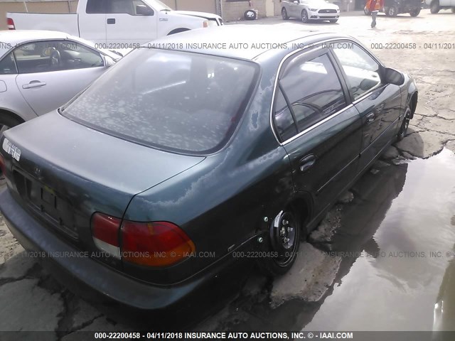 2HGEJ8549TH512922 - 1996 HONDA CIVIC EX GREEN photo 4