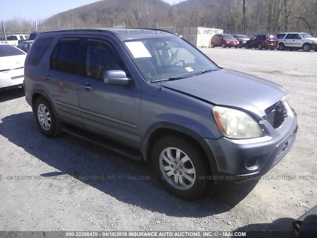 SHSRD78925U339643 - 2005 HONDA CR-V SE/EX GRAY photo 1