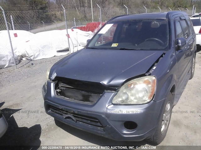 SHSRD78925U339643 - 2005 HONDA CR-V SE/EX GRAY photo 6