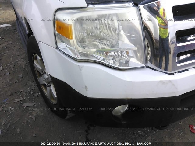 1FMFU16587LA16569 - 2007 FORD EXPEDITION XLT თეთრი ფოტო 6