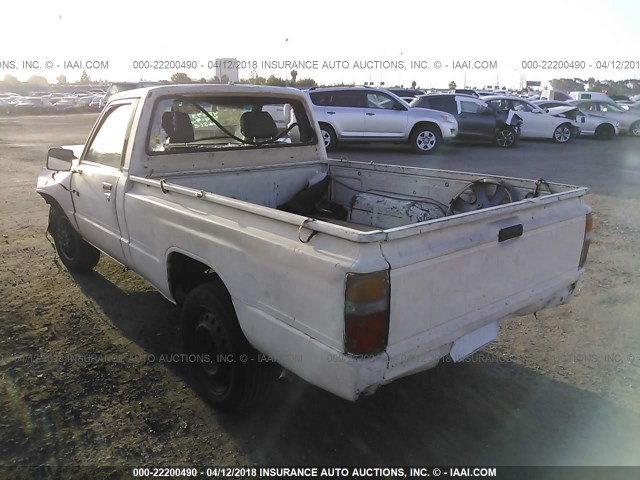 JT4RN50R9H0262678 - 1987 TOYOTA PICKUP 1/2 TON RN50 CREAM photo 3