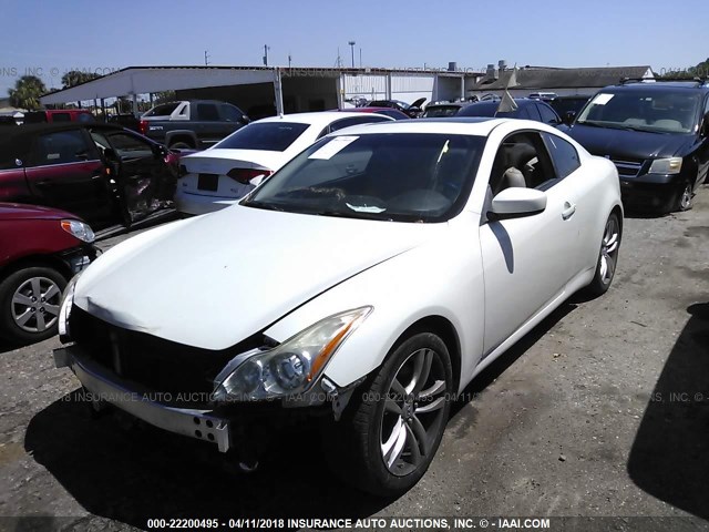 JNKCV64E18M120299 - 2008 INFINITI G37 JOURNEY/SPORT WHITE photo 2