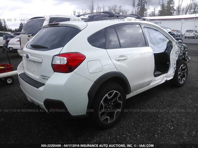 JF2GPAKC7GH329850 - 2016 SUBARU CROSSTREK LIMITED WHITE photo 4