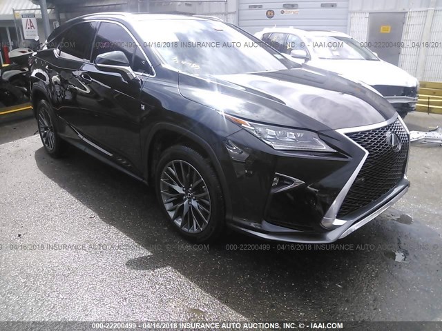 2T2BZMCA1HC078620 - 2017 LEXUS RX 350/BASE/F SPORT BLACK photo 1