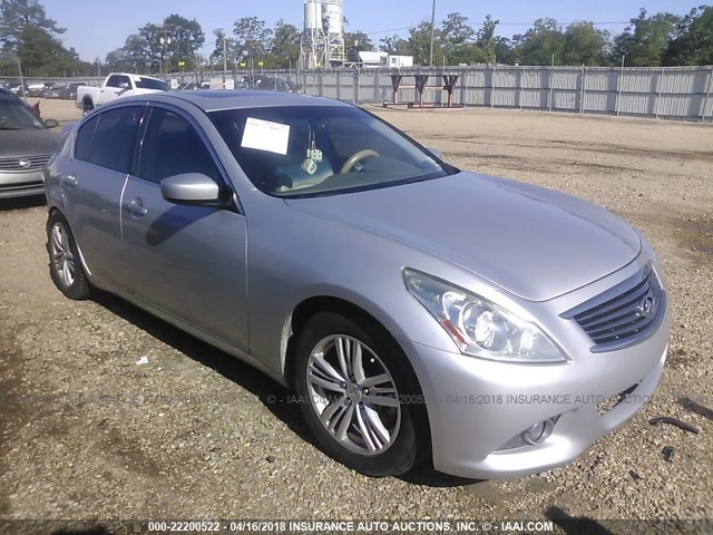 JN1CV6AP9BM510276 - 2011 INFINITI G37 SPORT SILVER photo 1