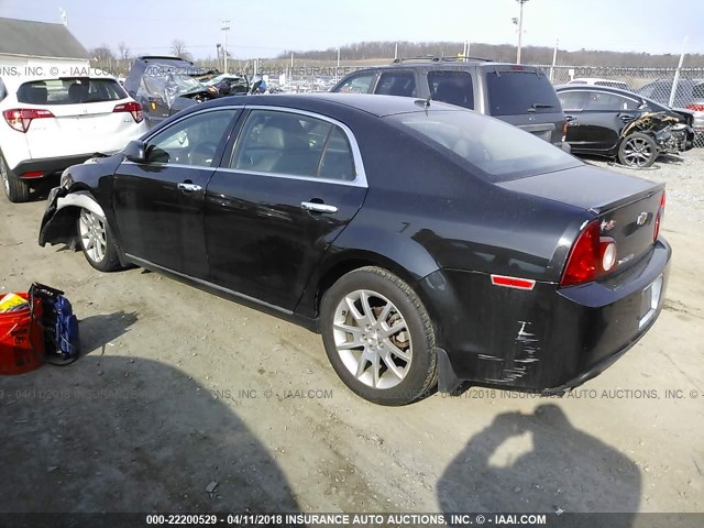 1G1ZE5E1XBF238213 - 2011 CHEVROLET MALIBU LTZ 黑色 照片 3